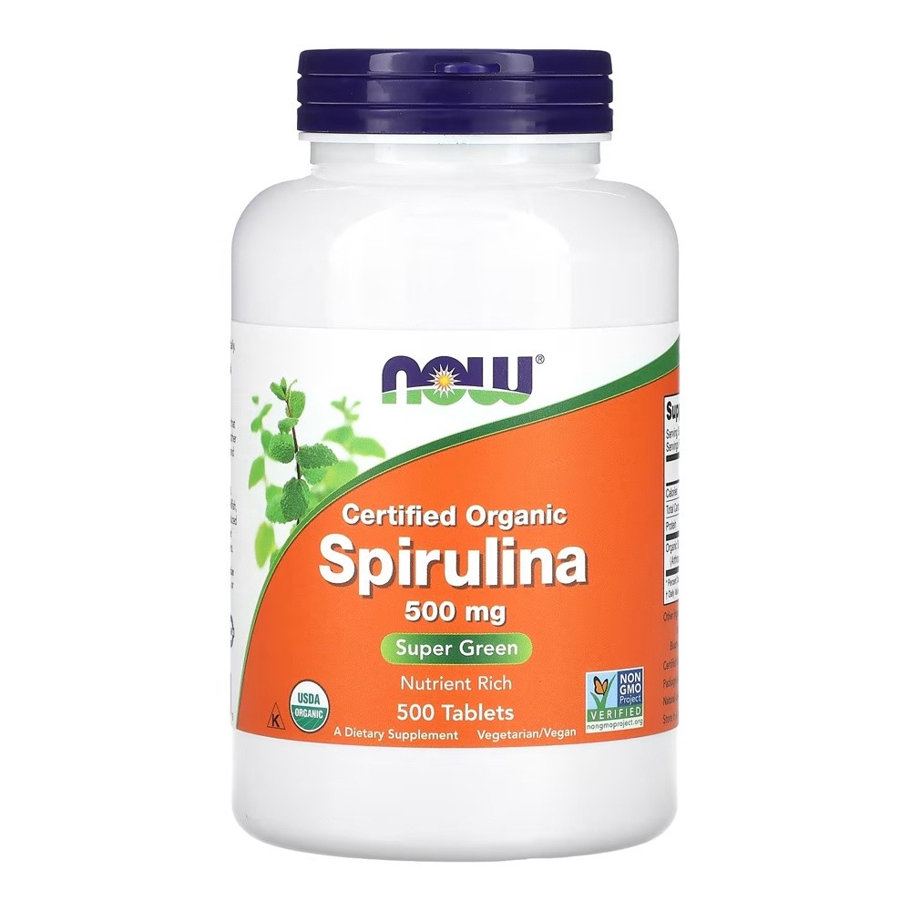 Spirulina Orgânica: Energia e Nutrição Now Foods