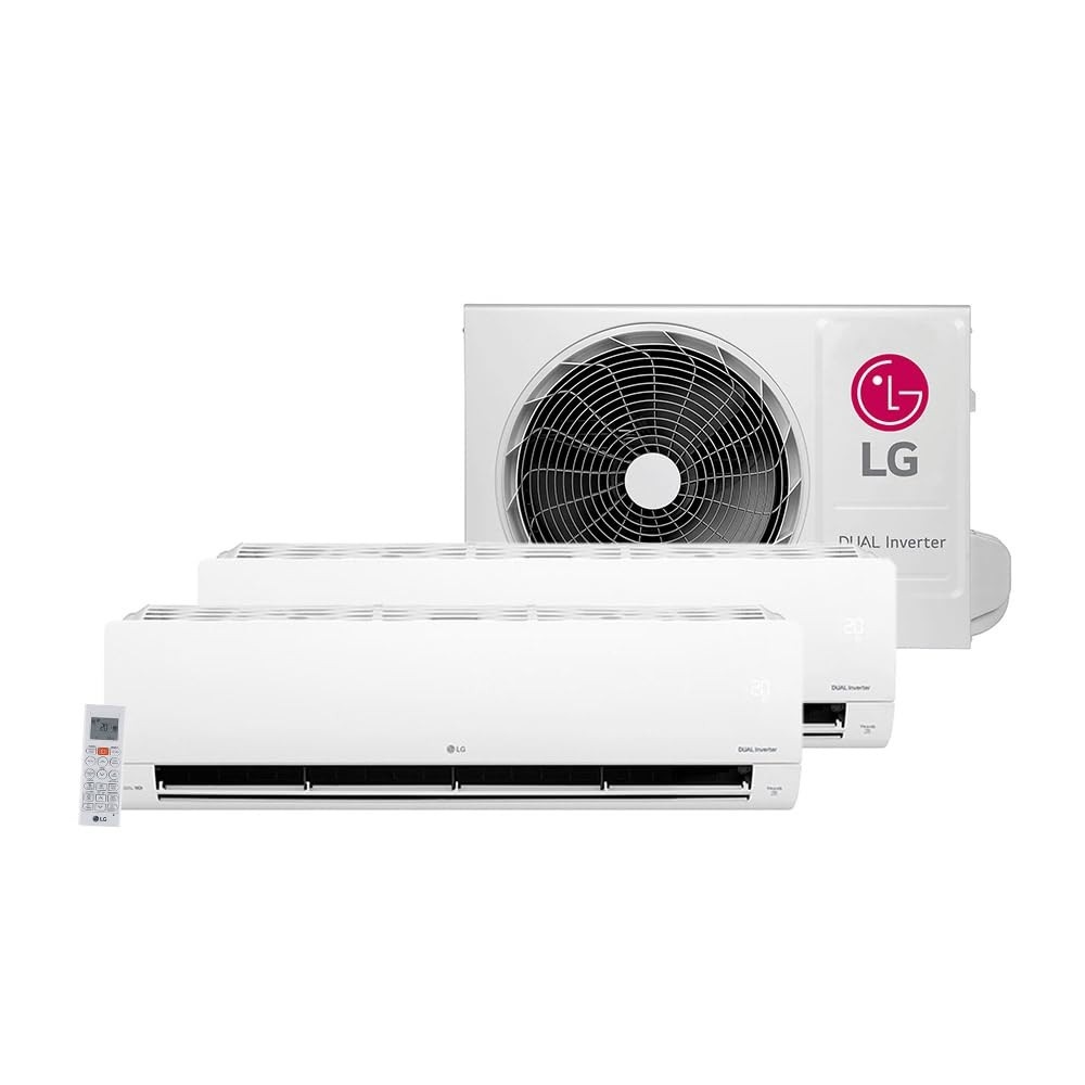 Ar Condicionado Bi Split Dual Inverter LG 2X9000 BTU/h com Controle por Voz – Economia e Conforto Inteligente
