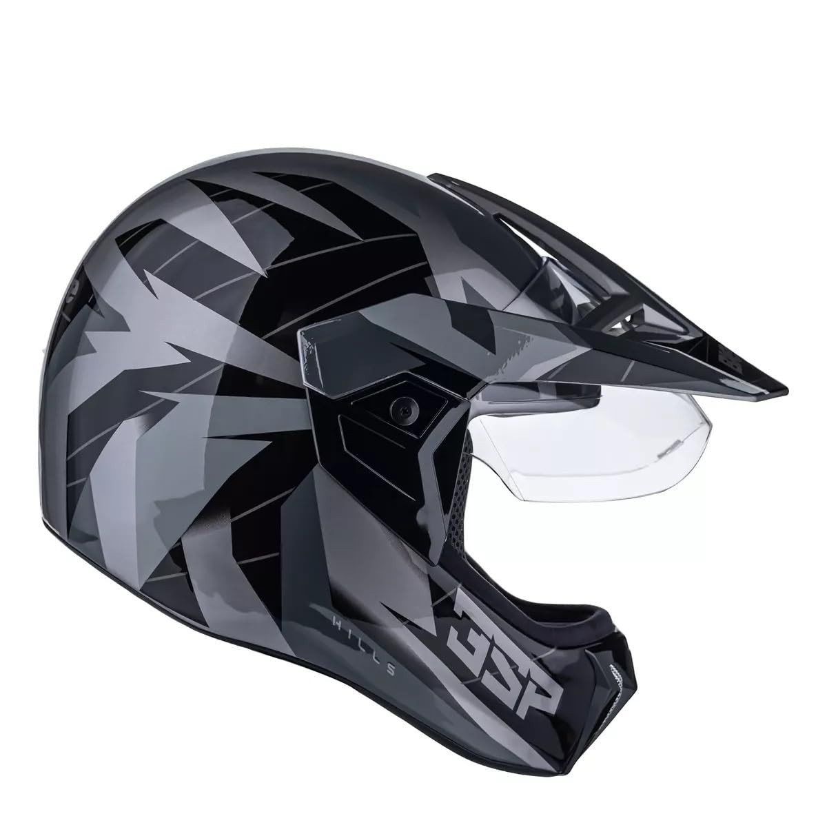 Capacete Moto Bieffe 3 Sport Hills Grafite Preto Brilhante: Segurança e Estilo para Sua Pilotagem