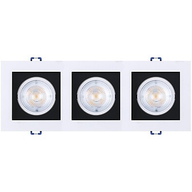 Spot Led 3x5W Branco Triplo Quadrado Black+Decker