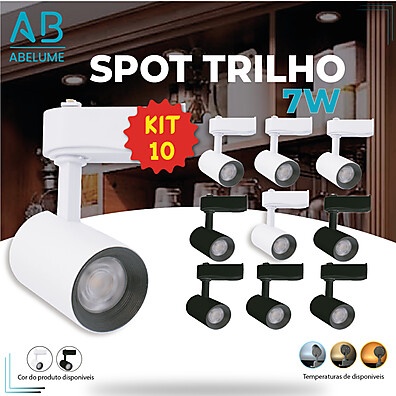 Spot para Trilho 7W: Ilumine com Estilo!