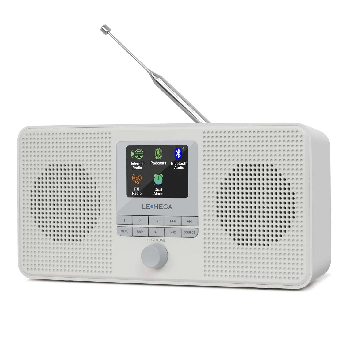 LEMEGA IR4S: Rádio de Internet WiFi, Spotify Connect, Bluetooth e FM com Som Estéreo Incrível