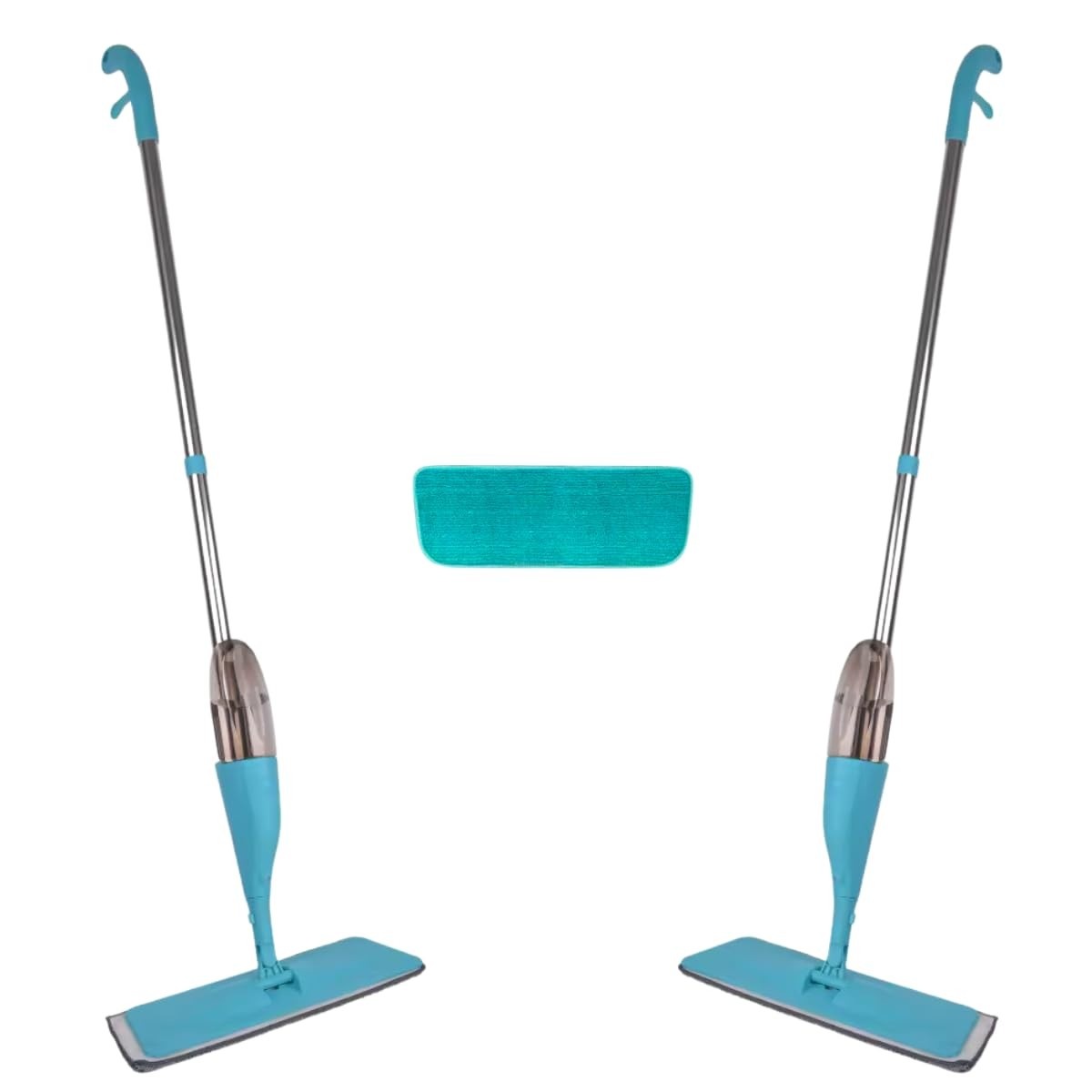 Mop Spray Fit Esfregão com Reservatório e Refil de Microfibra - Limpeza Prática e Eficiente