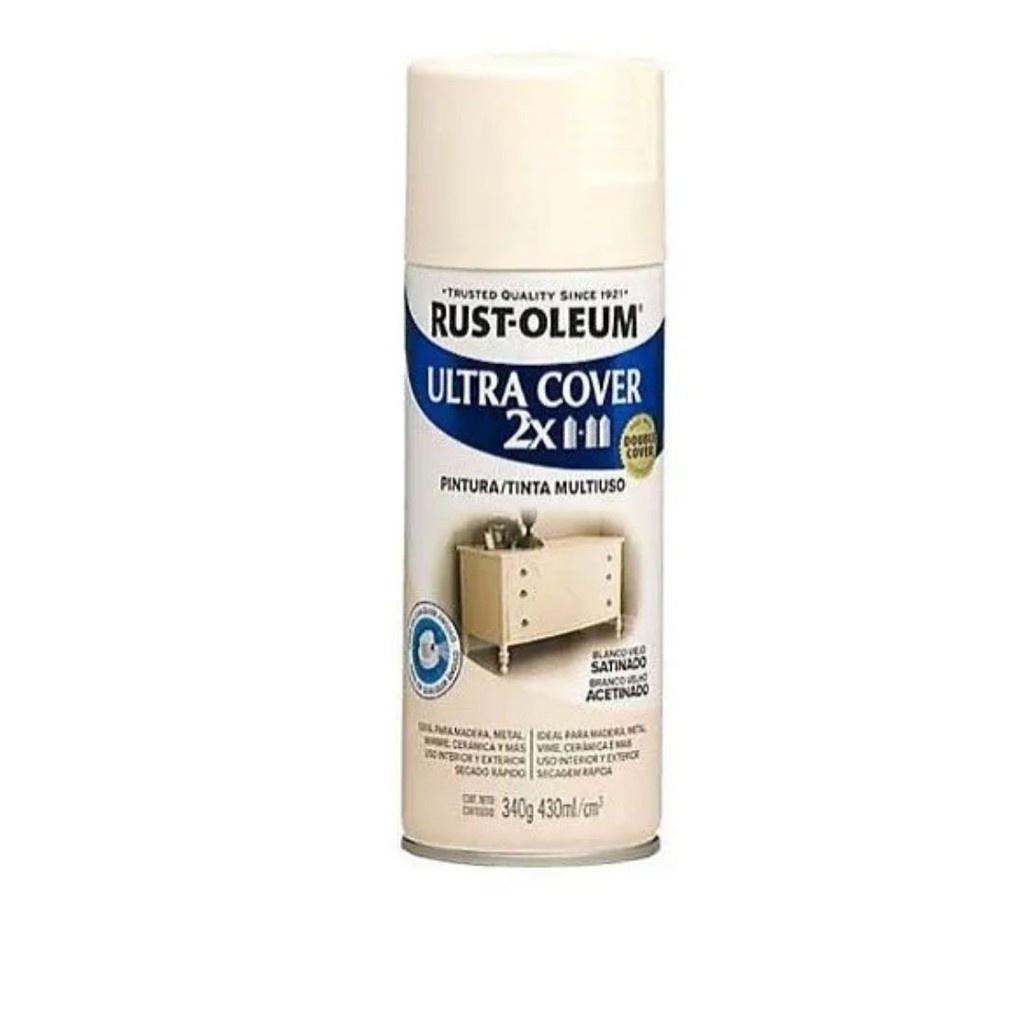 Spray Branco Velho Rust Oleum: Cobertura Imbatível!