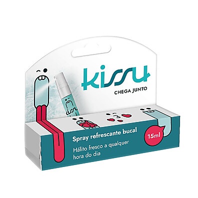 Spray Bucal Kissu Ice Frash 15ml - Hálito Supremo!