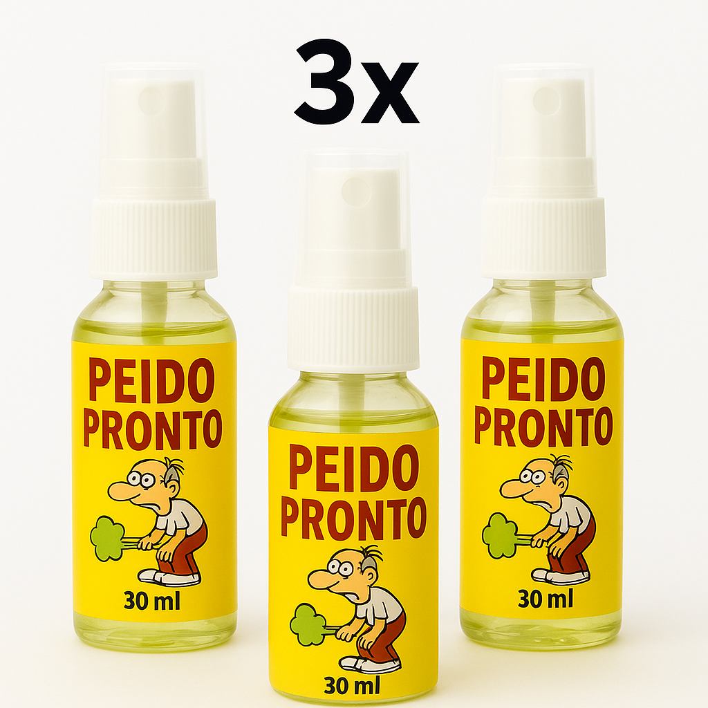 Spray de Peido Falso 30ml - Prank Realista e Super Divertido