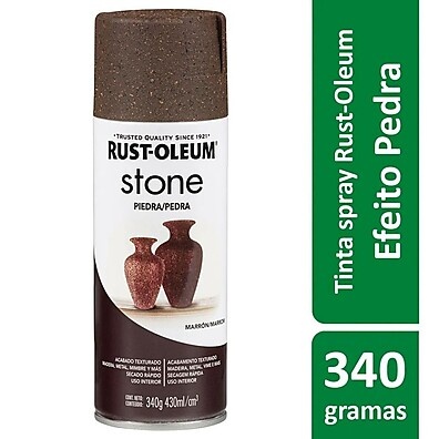Spray Efeito Pedra Marrom: Transforme Ambientes!