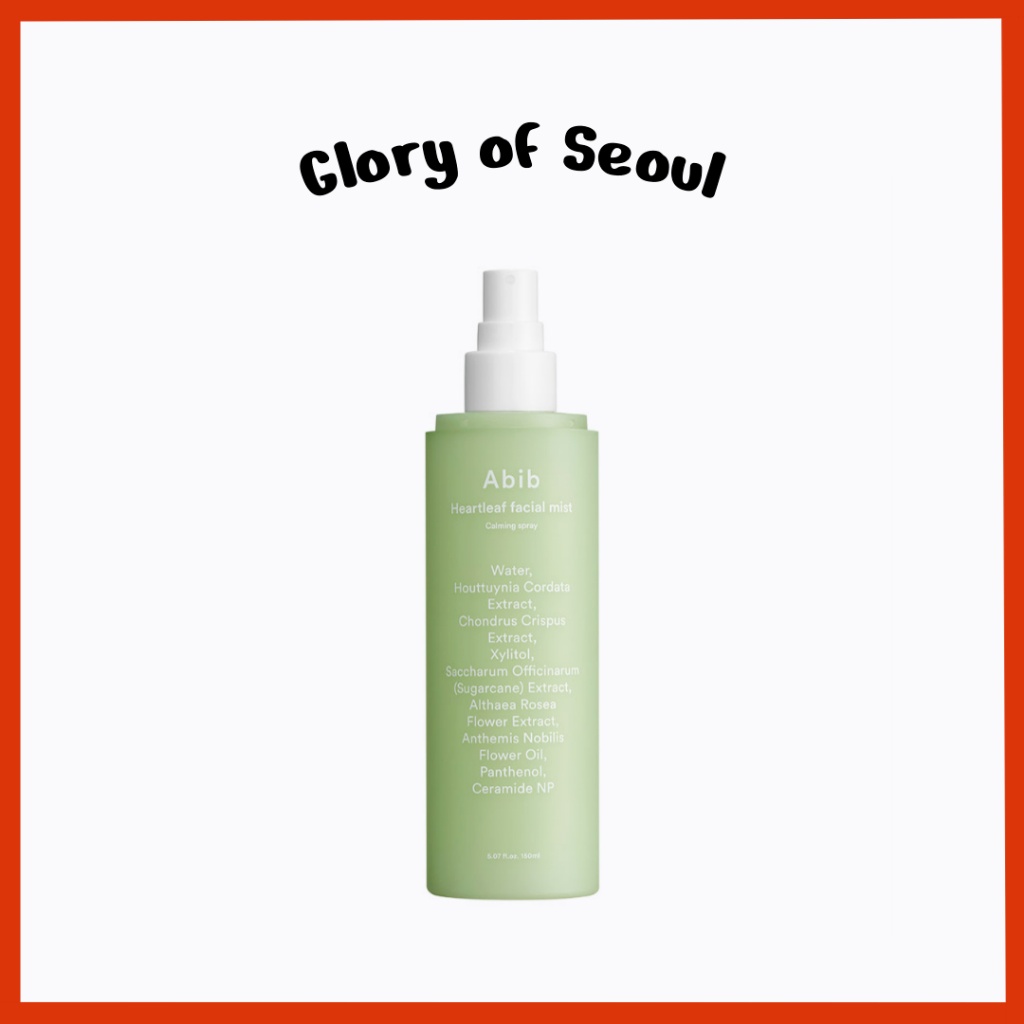Spray Facial ABIB Cordyline Houttuynia – 150ml: Calma e Hidratação Profunda