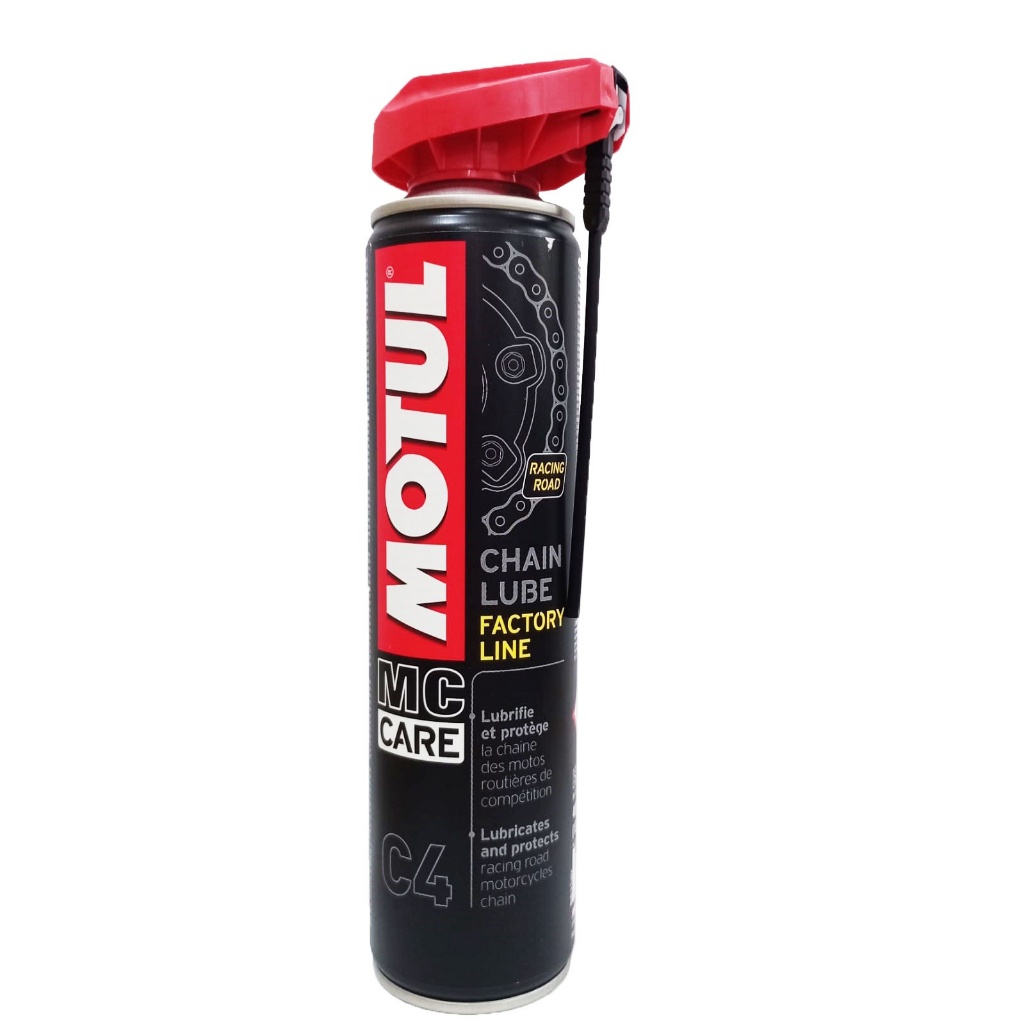 Spray Lubrificante Motul C4: Proteção Máxima para Correntes de Moto