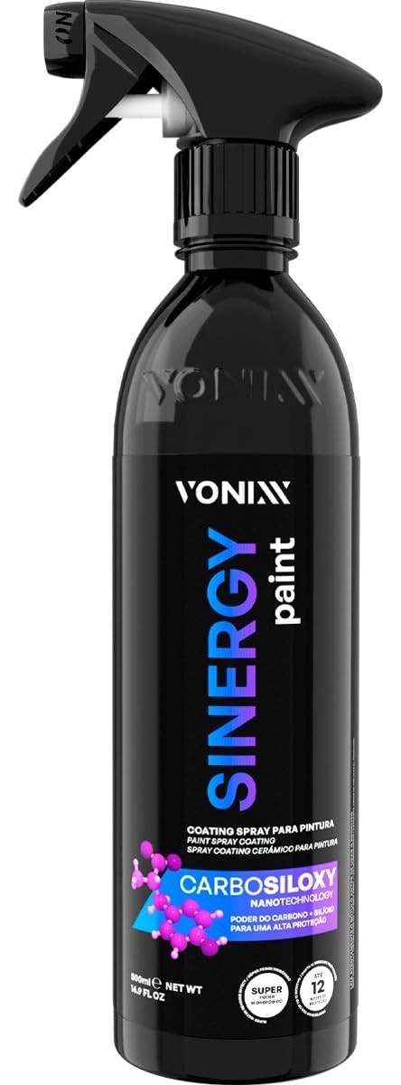 Sinergy Paint Spray Protetor Carbosiloxy 500ml - Proteção Avançada para Pintura Automotiva