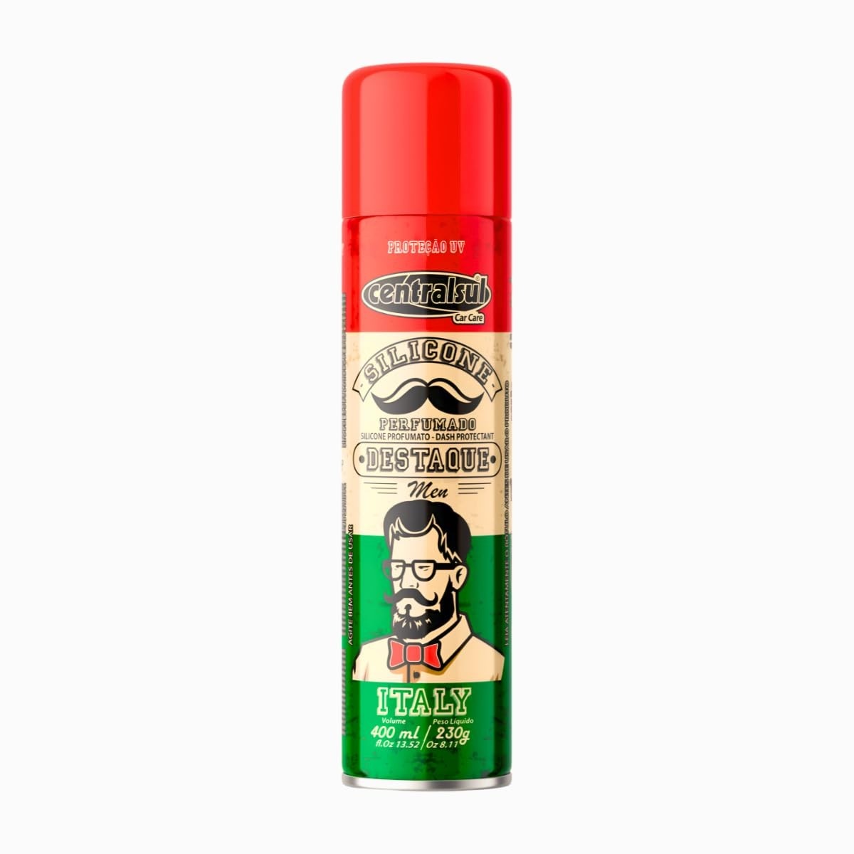 Silicone Spray Italy 400ml: Brilho Intenso e Proteção UV para seu Veículo