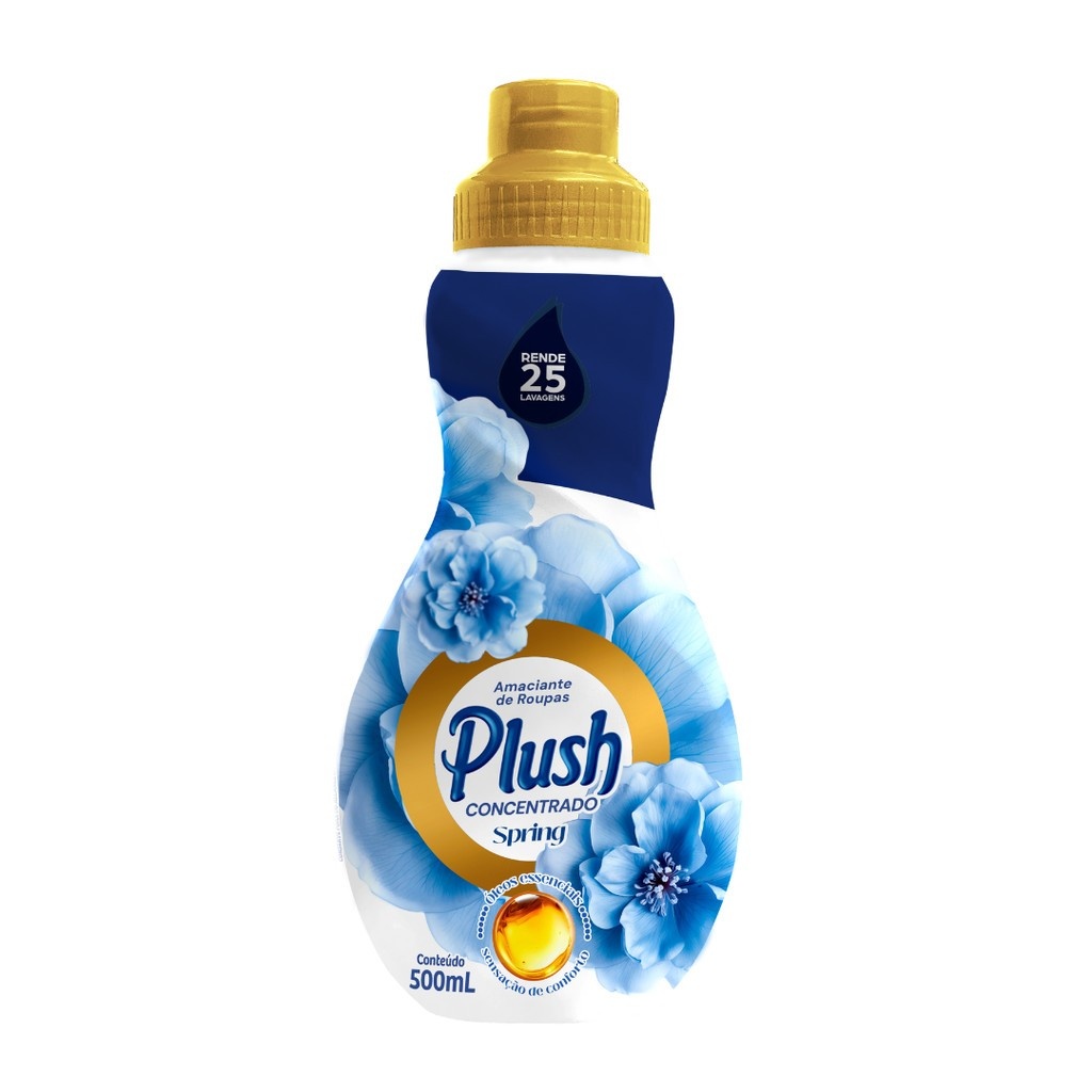 Spring Plush: Amaciante Concentrado para Roupas Impecáveis
