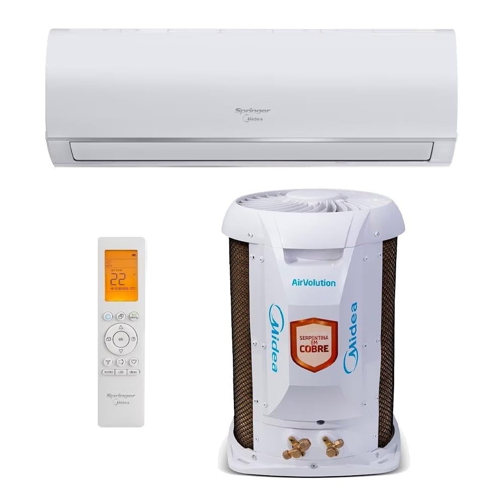 Ar-condicionado Split 12000 Btu Springer Midea Airvolution Só Frio 220V - Tecnologia Inteligente e Ecoeficiente