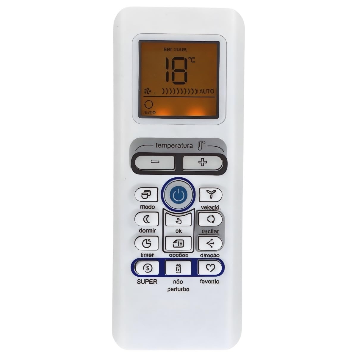 Controle Remoto Universal para Ar Condicionado Springer Midea – Fácil Instalação e Funções Completas