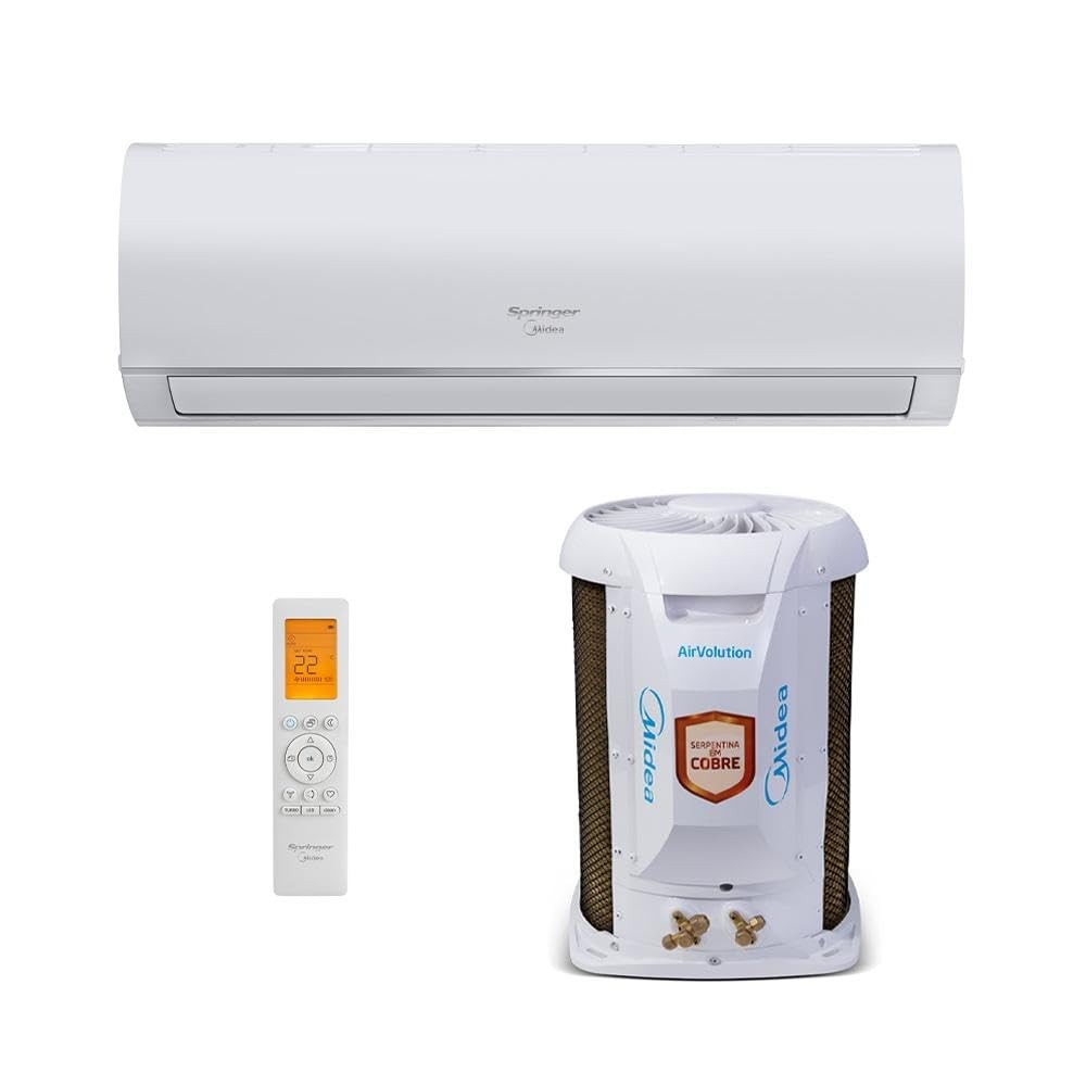 Ar Condicionado Split Hi Wall Springer Midea AirVolution 12.000 BTU/h - Tecnologia Inteligente e Conforto Total