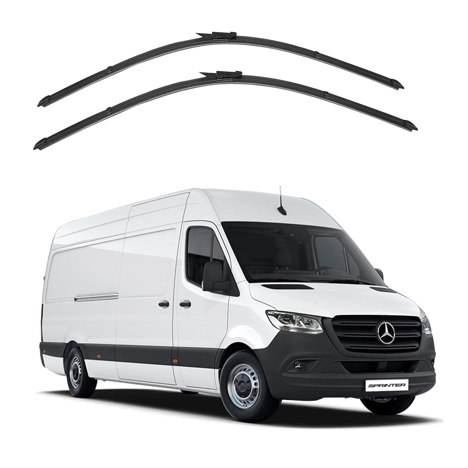 Par de Palhetas Limpador Parabrisa Mercedes Sprinter 2020-2022 - Visão Clara e Segura