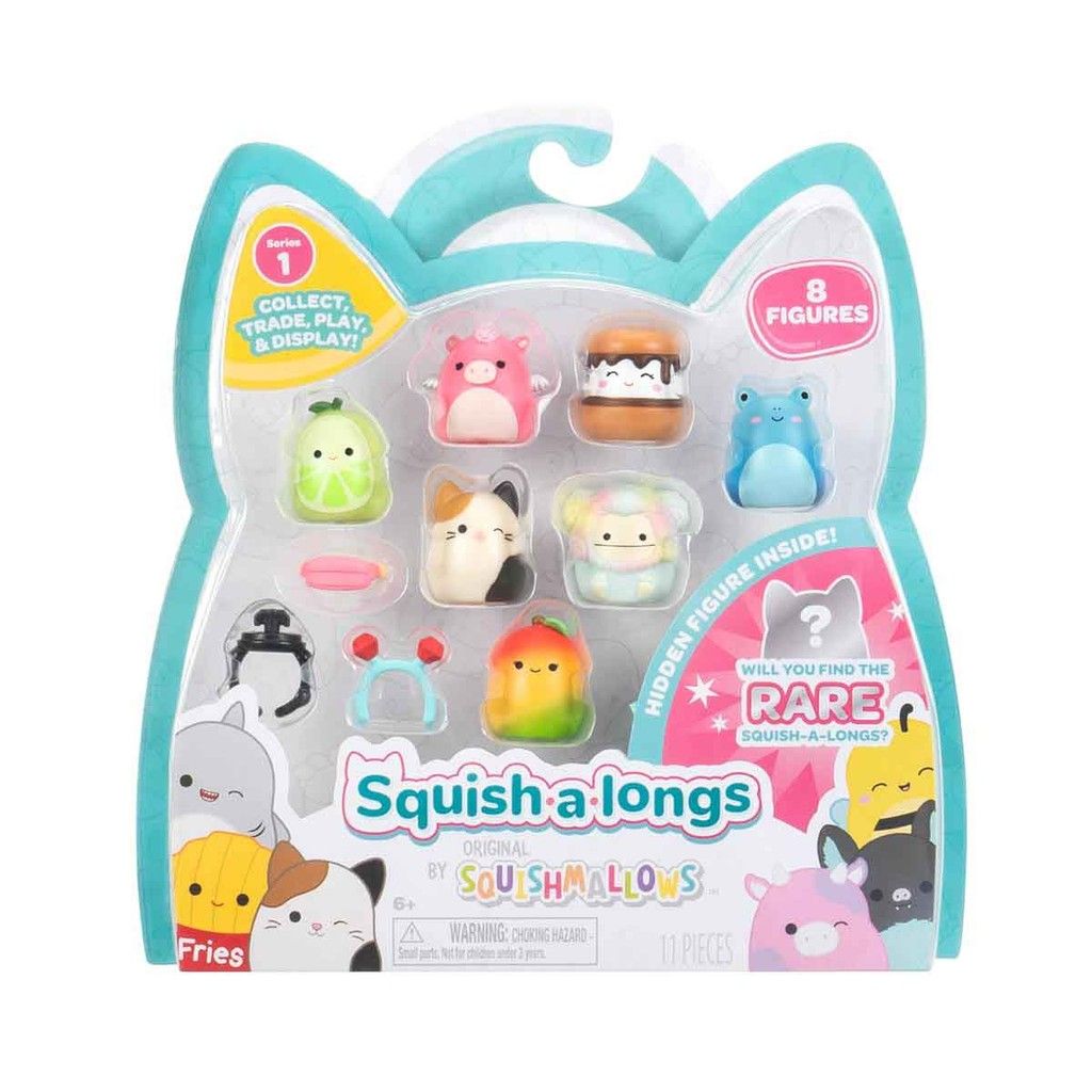 Squishmallows Mini: Colecione os 8 Bonecos de 2cm!