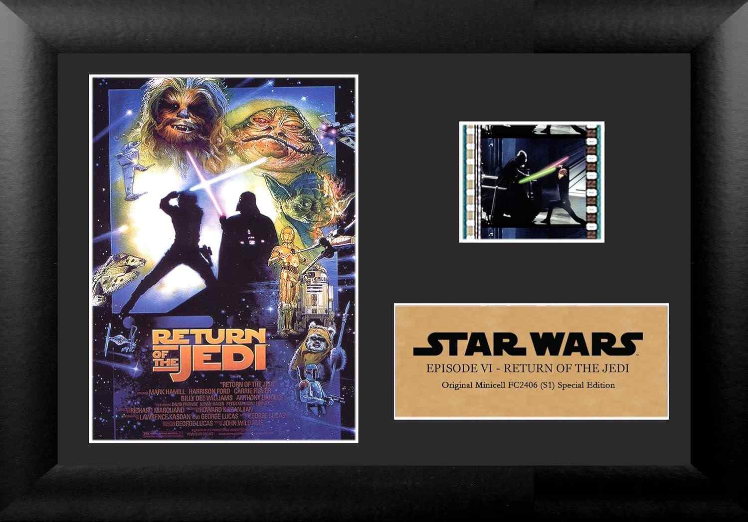 Star Wars Episódio VI Return of the Jedi - Célula de Filme 35mm Original em Moldura 7x5