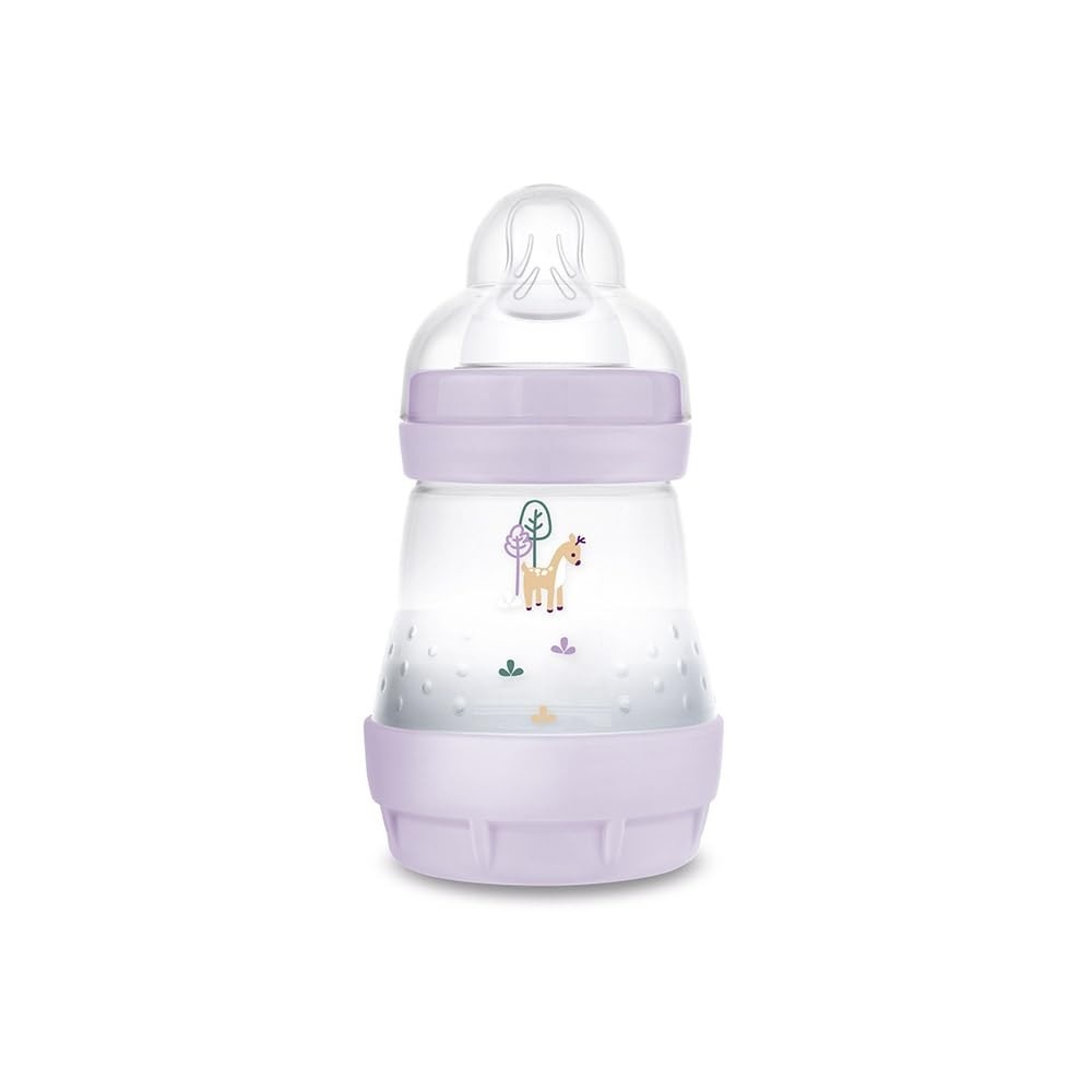 MAM Baby Easy Start 160ml Rosa - Mamadeira Anticólica com Bico Skinsoft para Bebês 0+