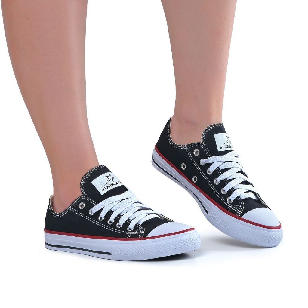 Starworld: Tênis Lona Unissex Casual Perfeito!