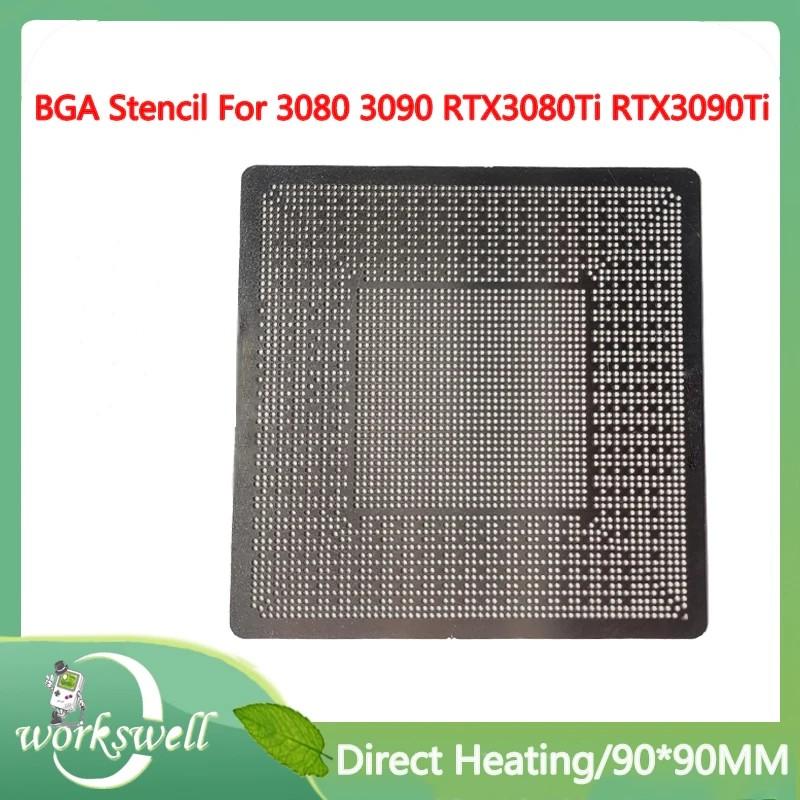Stencil BGA RTX 3080/3090: Reparo Preciso!
