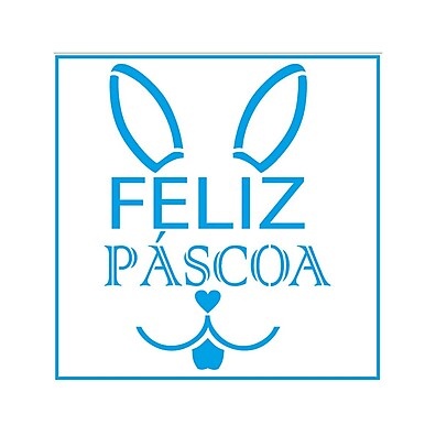 Stencil Coelho Páscoa: Decore com a Litoarte!