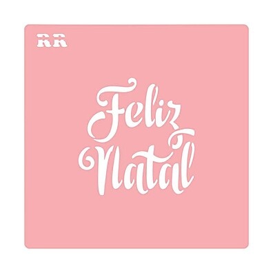 Stencil Feliz Natal: Decore Biscoitos!