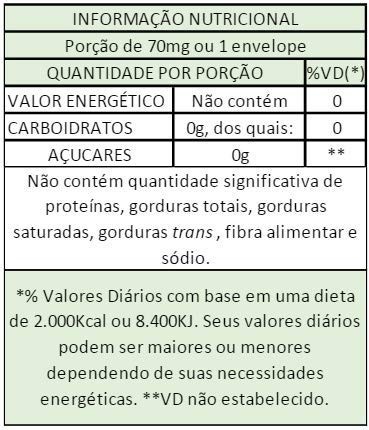 Kit com 5 unidades STEVITA SOUL SACHE 50X0,070G UN