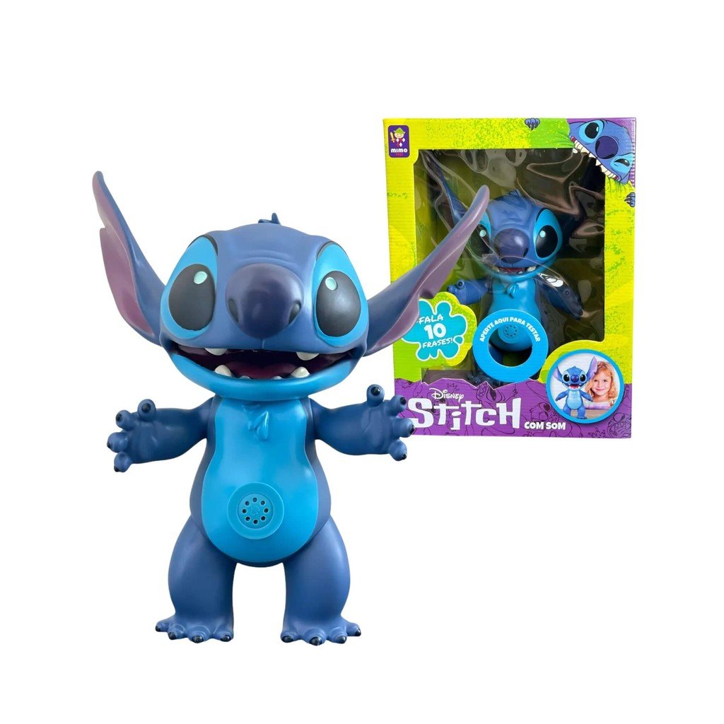 Stitch Gigante Fala 10 Frases: A Diversão da Mimo Toys!