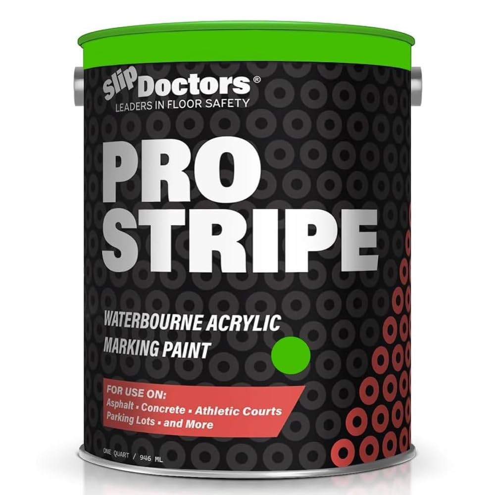 Tinta Pro Stripe Verde Neon - Marcação de Linhas Profissionais para Quadras, Estacionamentos e Superfícies (1 Galão)