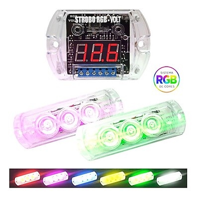 Strobo RGB Automotivo: Ilumine seu Carro!