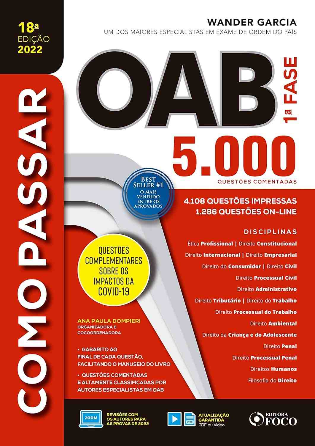 OAB 1ª Fase: 5.000 Questões Comentadas para Sua Aprovação Definitiva