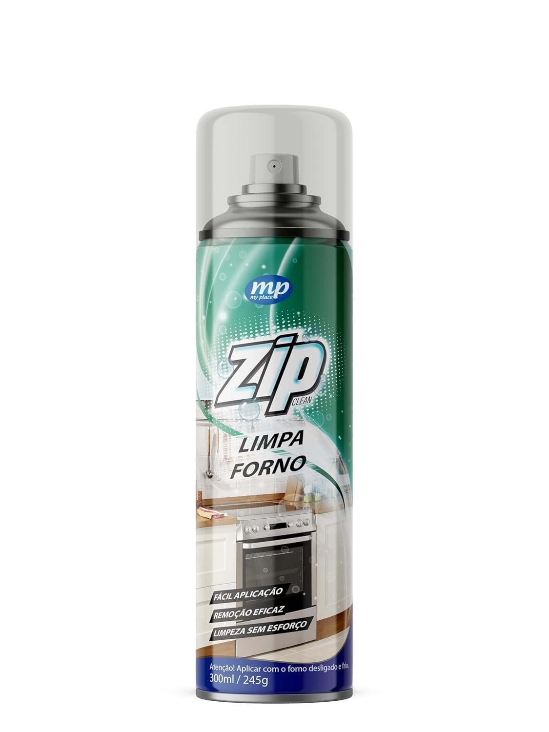 Limpa Fornos ZIP Spray 300ml - Limpeza Profunda e Segura para sua Cozinha