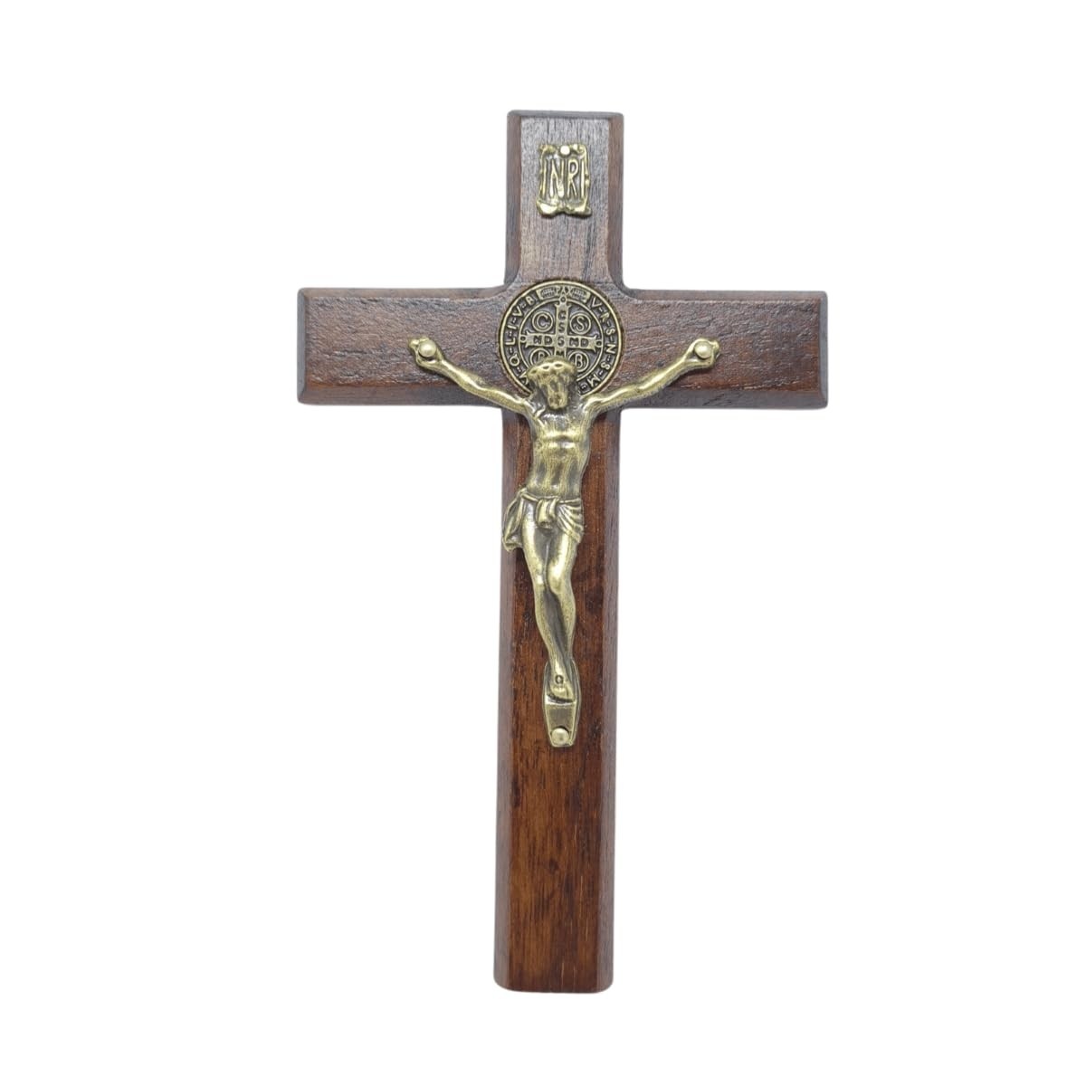Crucifixo de São Bento 12 cm - Proteção e Bênçãos para Sua Casa