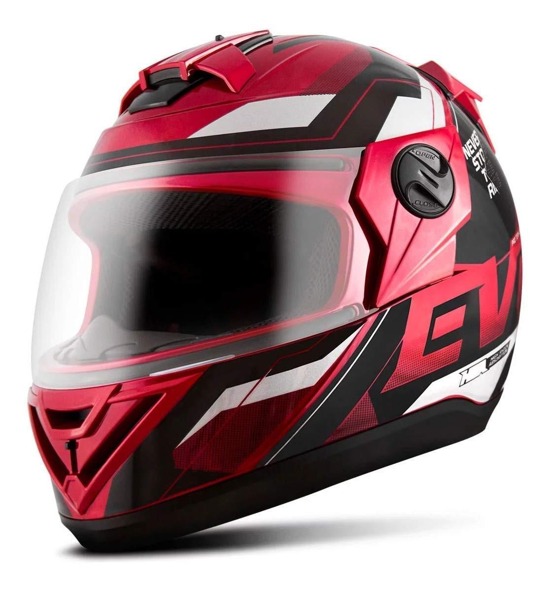 Capacete Fechado Pro Tork G8 Vermelho 60: Segurança e Estilo para Sua Pilotagem