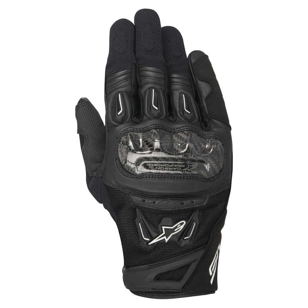 Luva Alpinestars SMX-2 Air Carbon V2 Preta 3XL: Proteção e Conforto para Sua Pilotagem