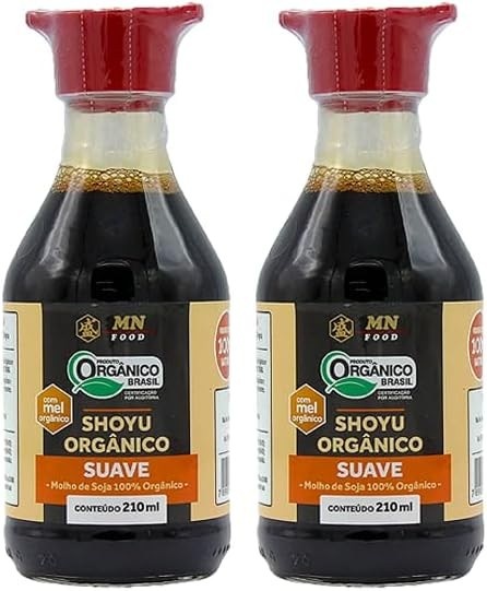 Kit 2X: Shoyu Orgânico Suave MN Food 210ml
