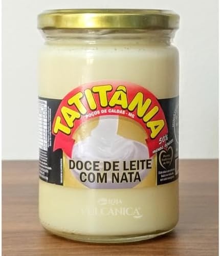 Doce de Leite com Nata Tatitânia pote 400g - Suave Cremoso 50% menos açúcar