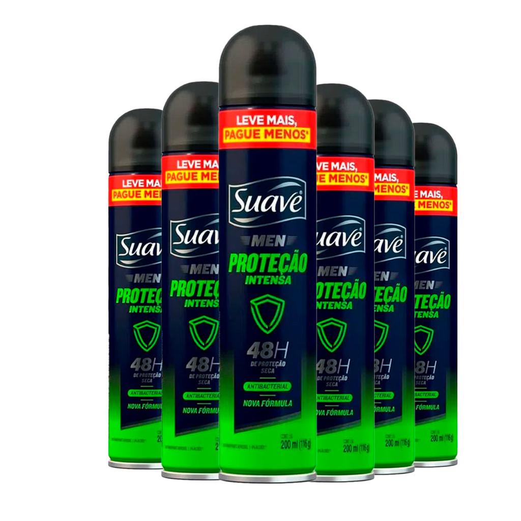 Suave Men Intense: Proteção Antibacteriana 48h