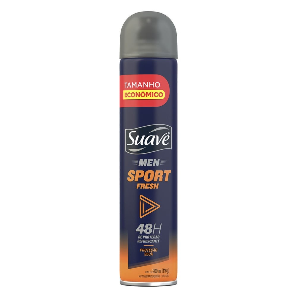 Suave Men Sport: Proteção 48h e Frescor!