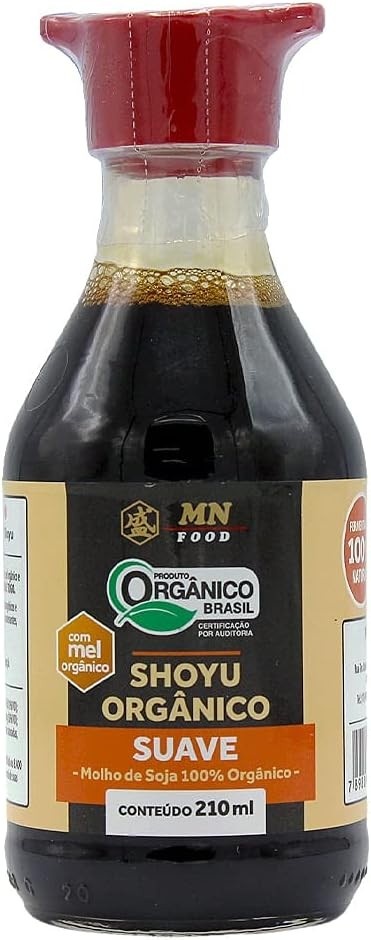 Molho Shoyu Orgânico Suave Mn Food 210ml