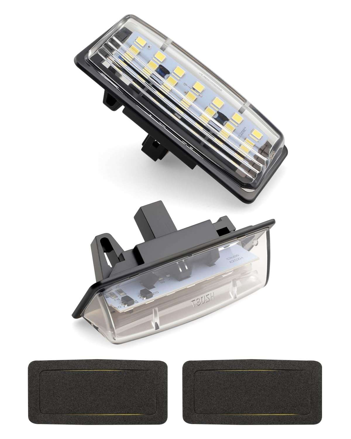 Kit 2 Luzes de Placa LED Brilhante para Nissan Altima, Rogue, Sentra, Pathfinder - Substitui 26510-9Y00A