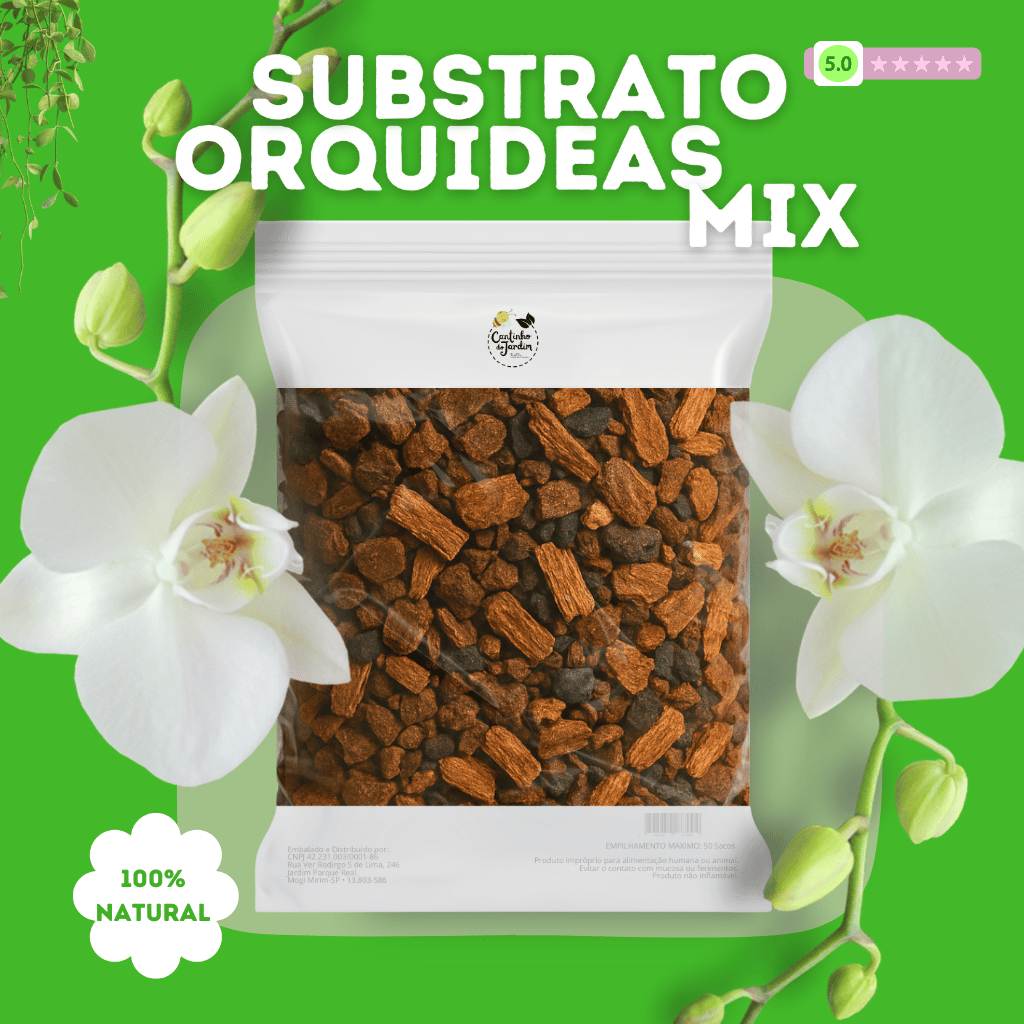 Substrato Orquídeas: Crescimento e Aeração Garantidos!
