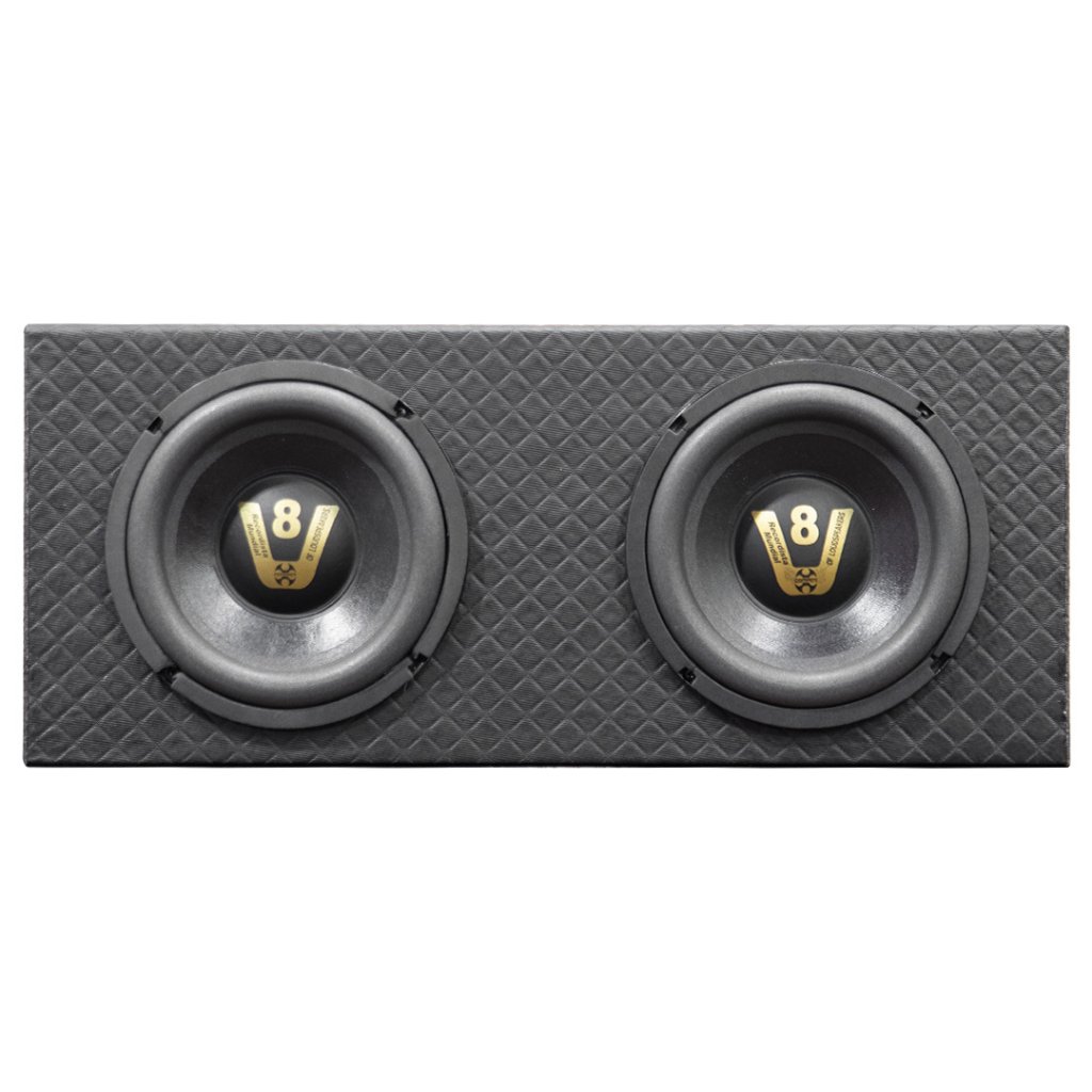 Subwoofer Slim 8": Grave Potente e Compacto!