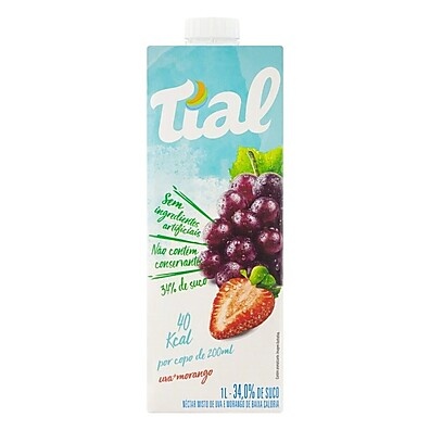 Suco Tial Nectar Uva Morango: Sabor e Leveza!