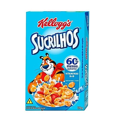Sucrilhos Less Sugar 170g – Menos Açúcar, Mais Energia!