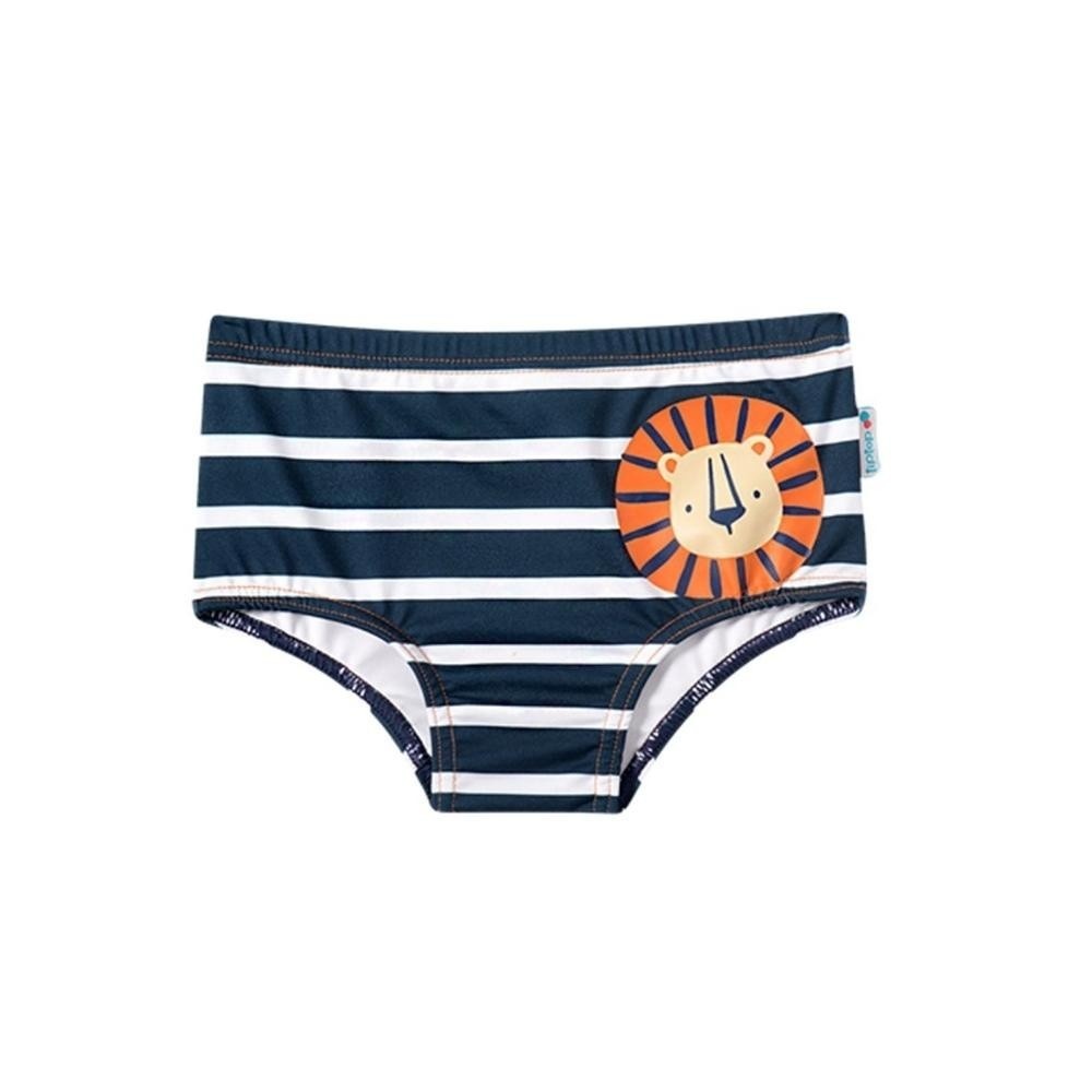 Sunga Praia Kids Leão UV50+: Diversão Segura!