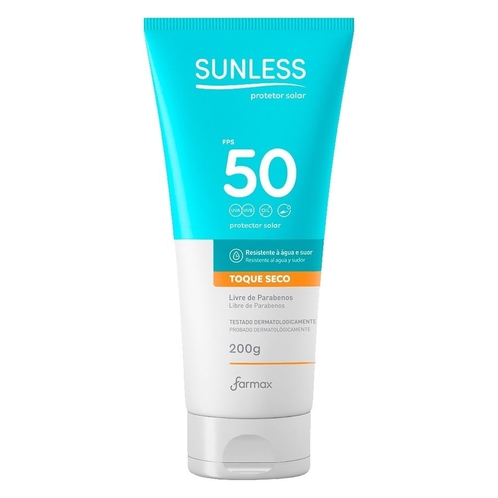 Sunless FPS50: Proteção Solar Total e Segura