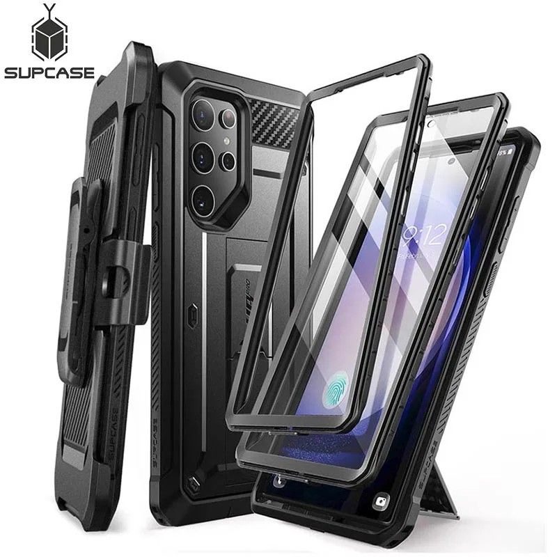 SUPCASE S24 Ultra: Capa Protetora Total com Cinto
