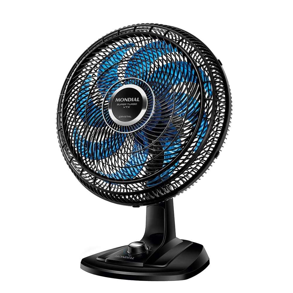 Ventilador de Mesa Mondial Super Turbo 8 Pás 140W - Potência e Silêncio para Ambientes Frescos